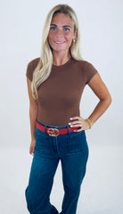 Smooth Operator Bodysuit (brown)