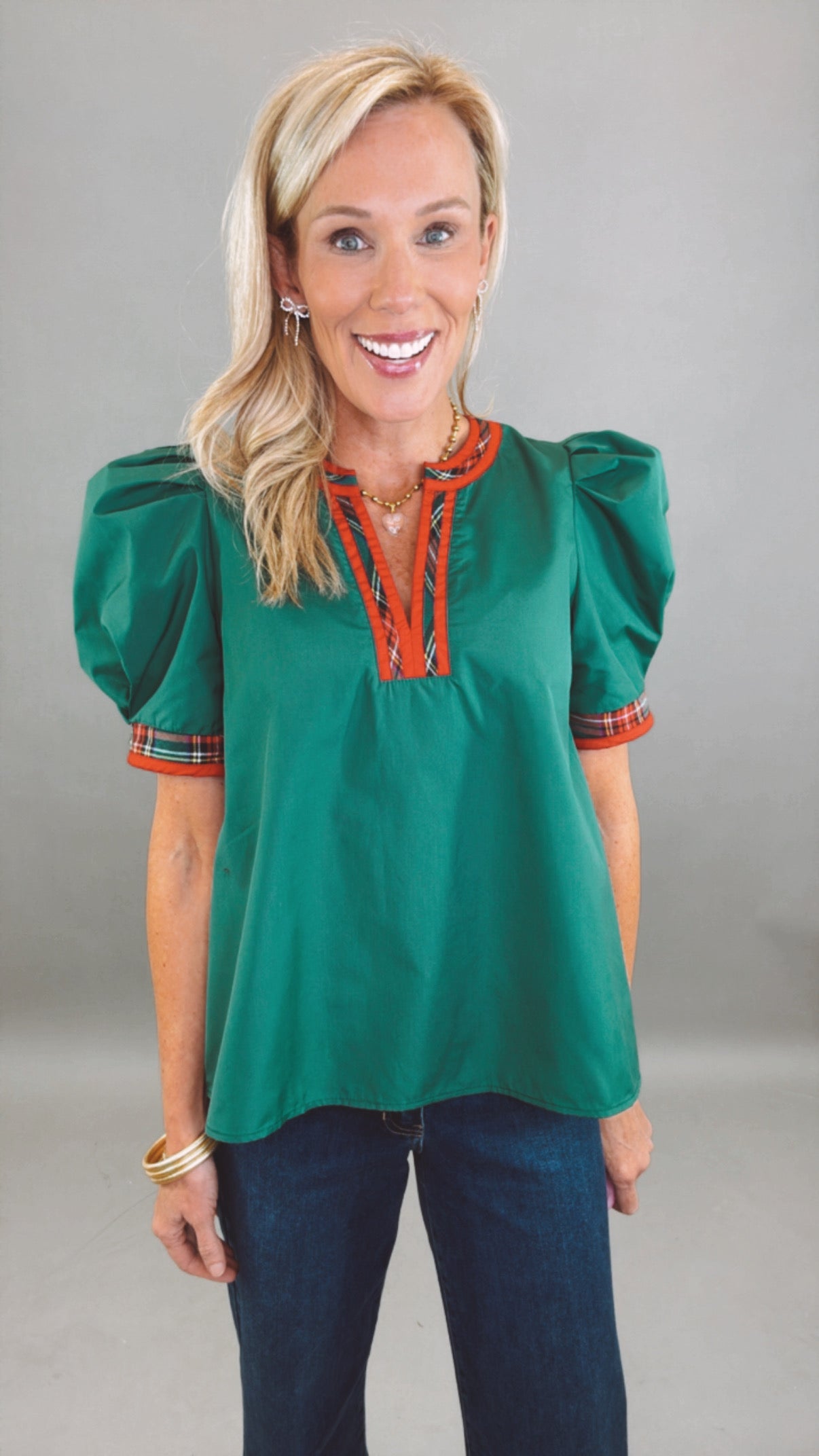 Highland Holiday Top (green)