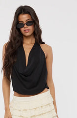 All Eyes on You Top (black)