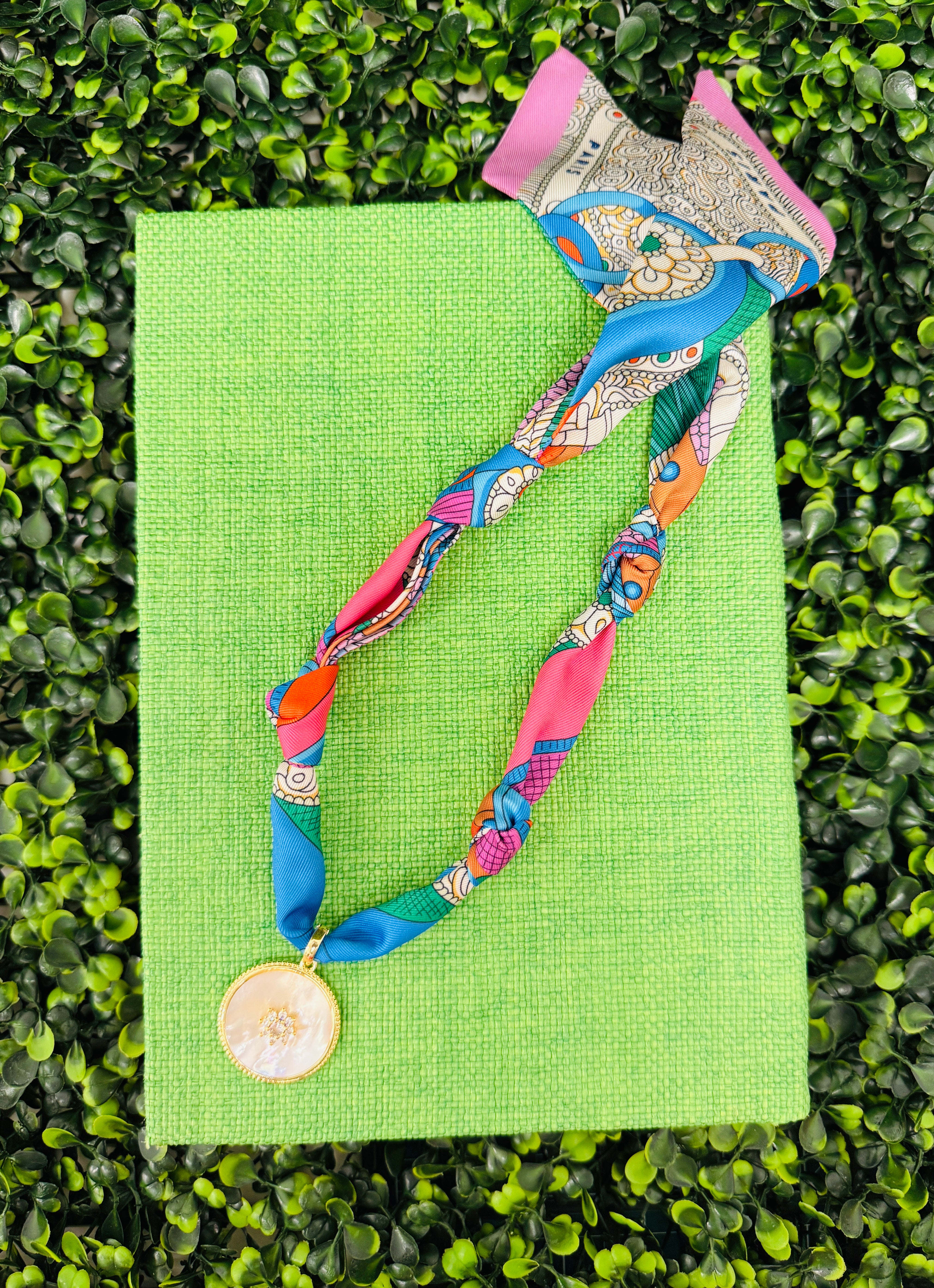 Pop Starburst Scarf Necklace