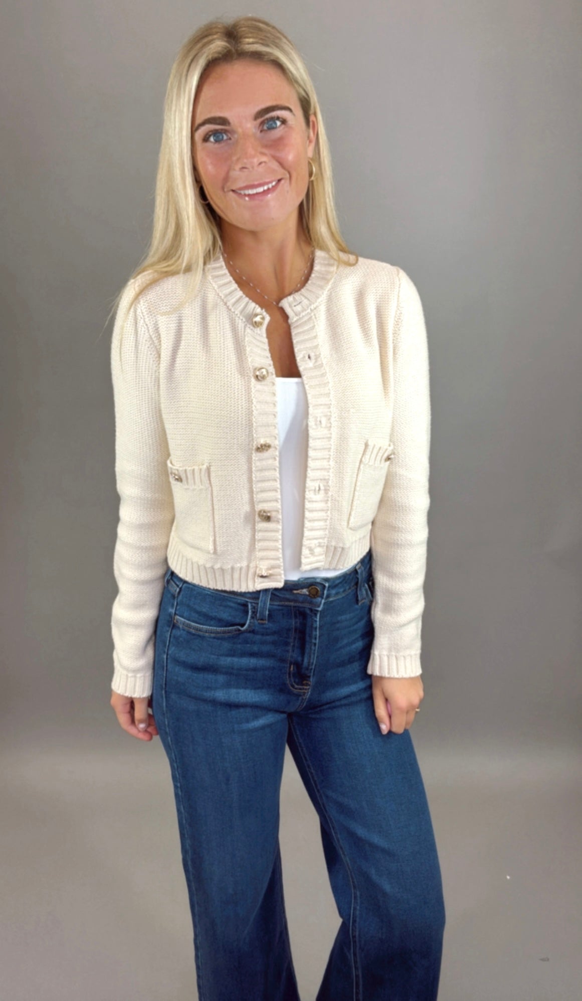 Elle Cardigan (cream)