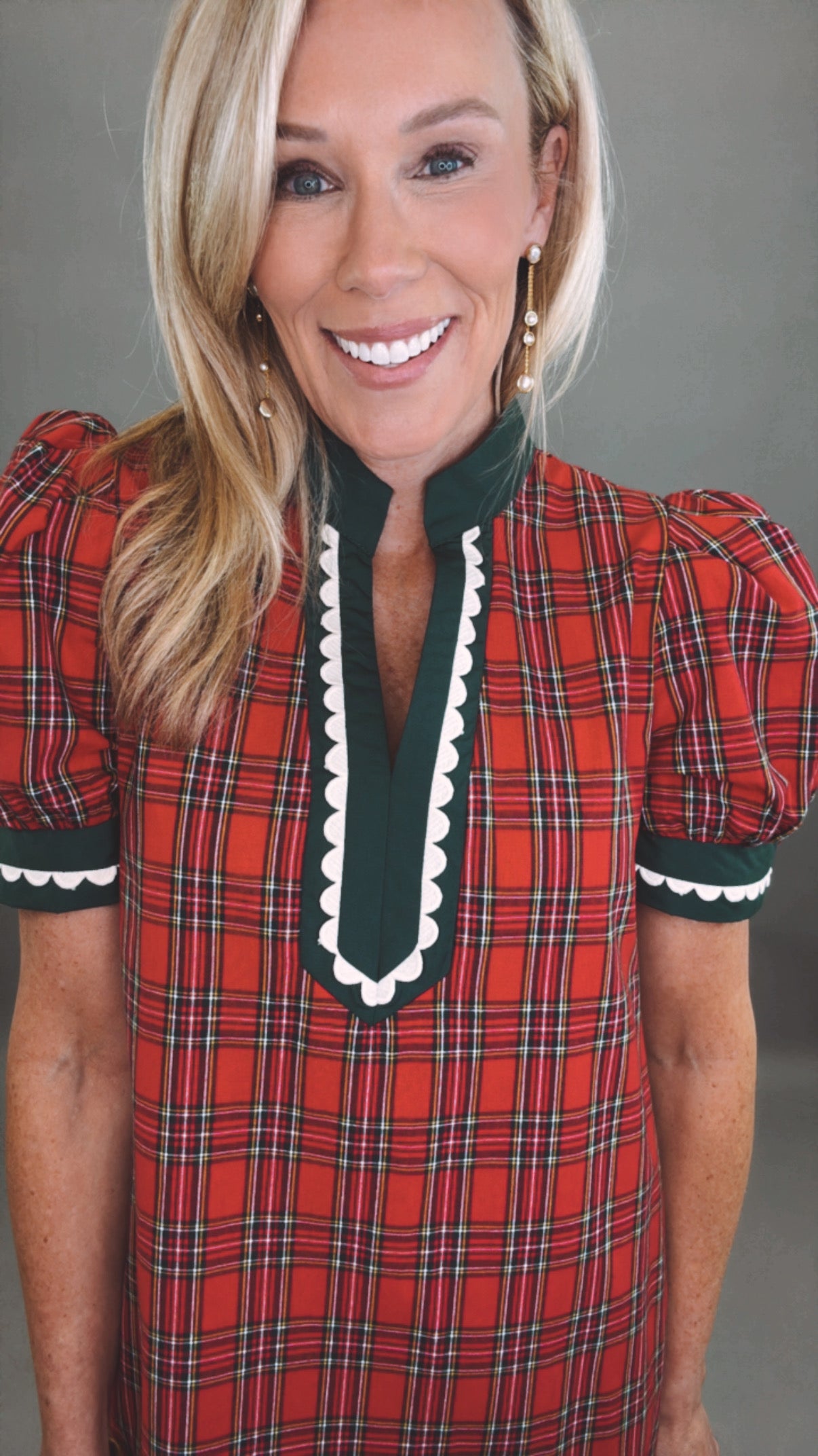 Holly Jolly Plaid Dress