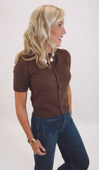 Weekender Knit Cardigan (brown)