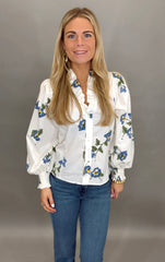 In Bloom Blouse (ivory)