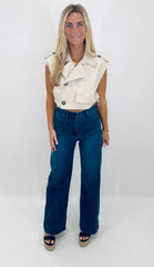 Trench Twist Crop Top