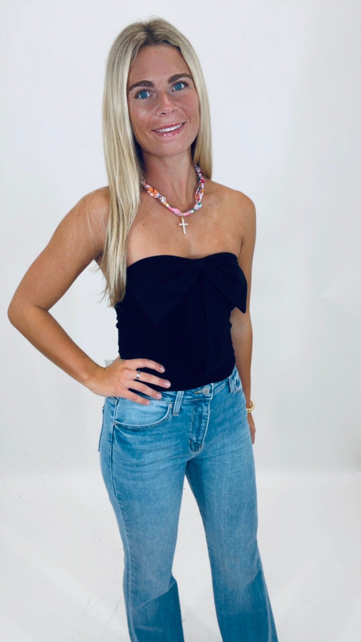 Big Deal Bow Top (black)