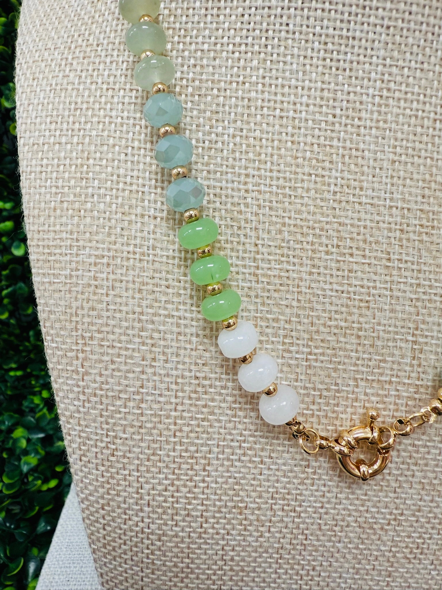 Seafoam Serenity Bead Necklace