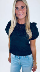 Lace & Grace Top (black)
