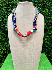 Blessed Blooms Scarf Necklace