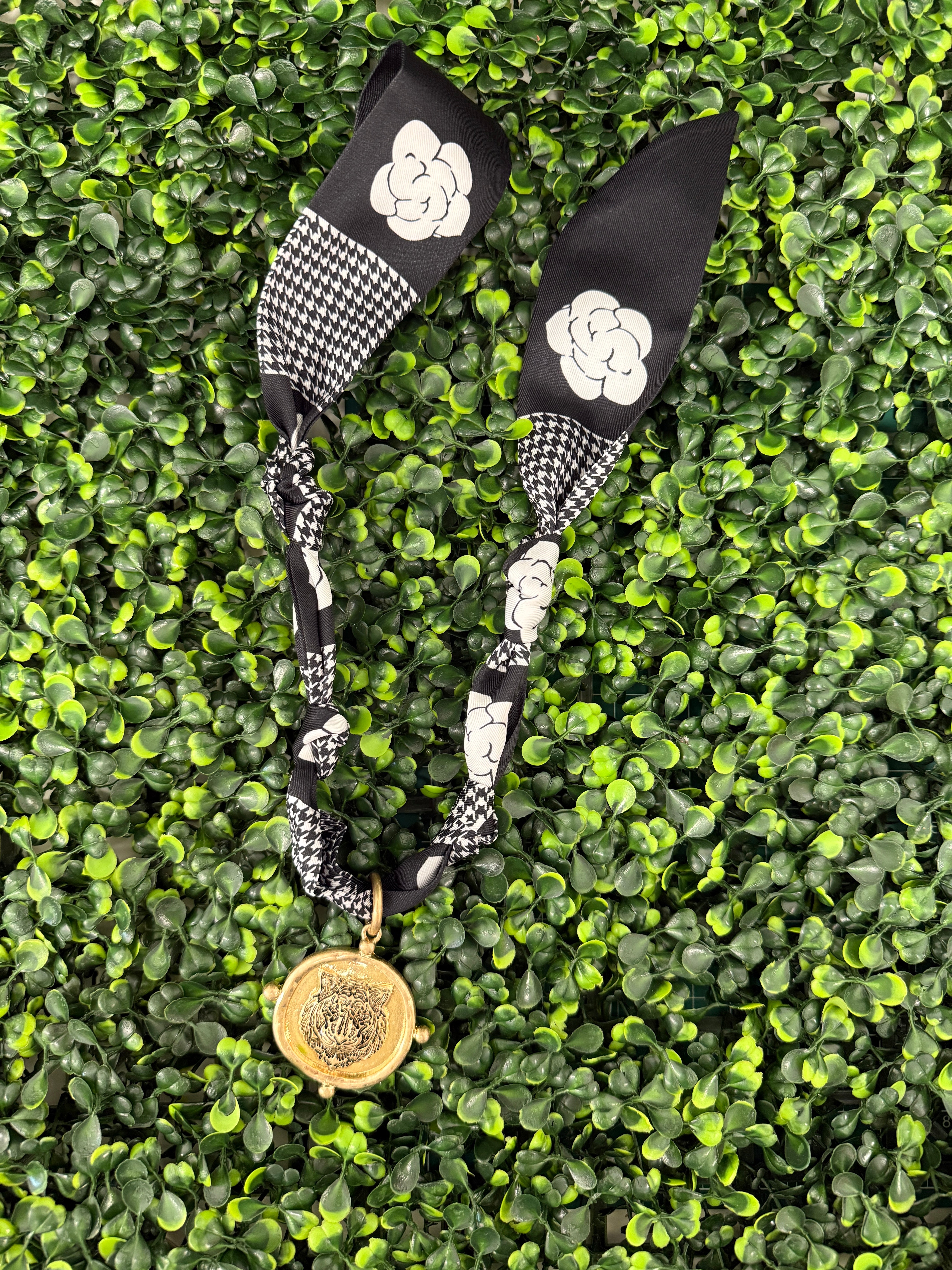 Tiger Time Scarf Necklace