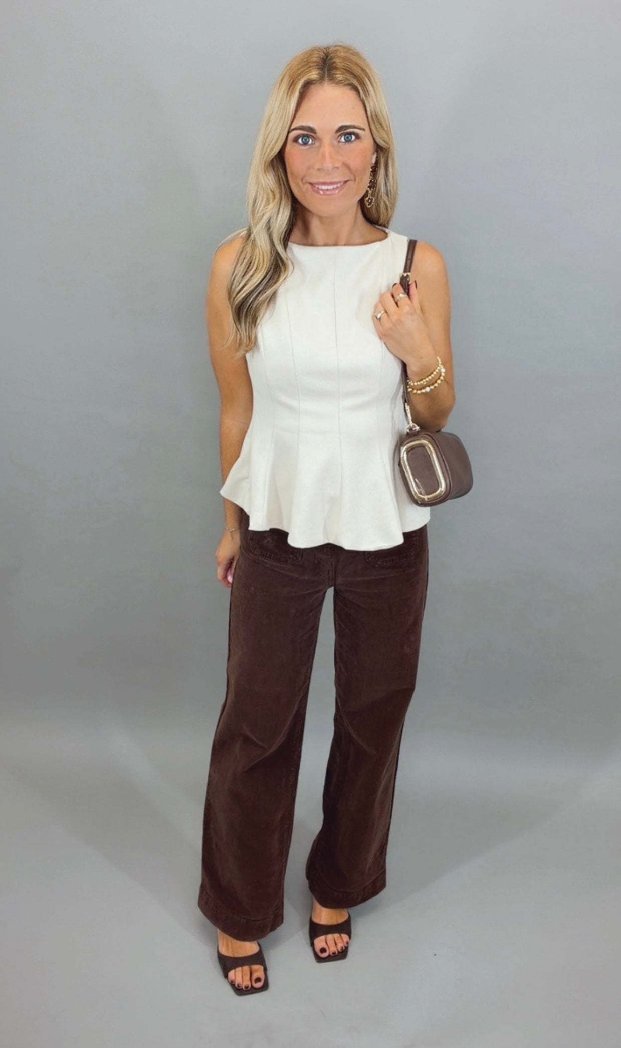 Suede Couture Top (cream)
