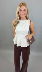 Suede Couture Top (cream)
