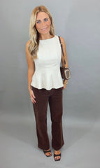 Suede Couture Top (cream)