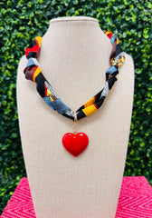Sweetheart Stunner Scarf Necklace