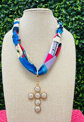 Pearl Praise Scarf Necklace
