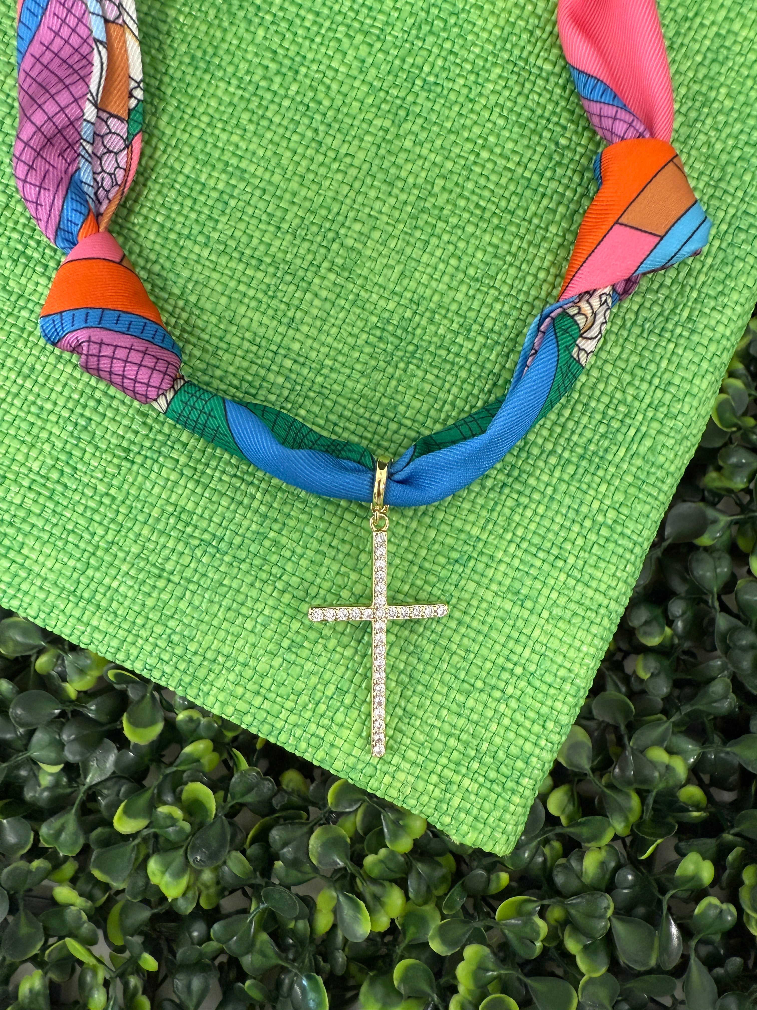 Radiant Grace Scarf Necklace