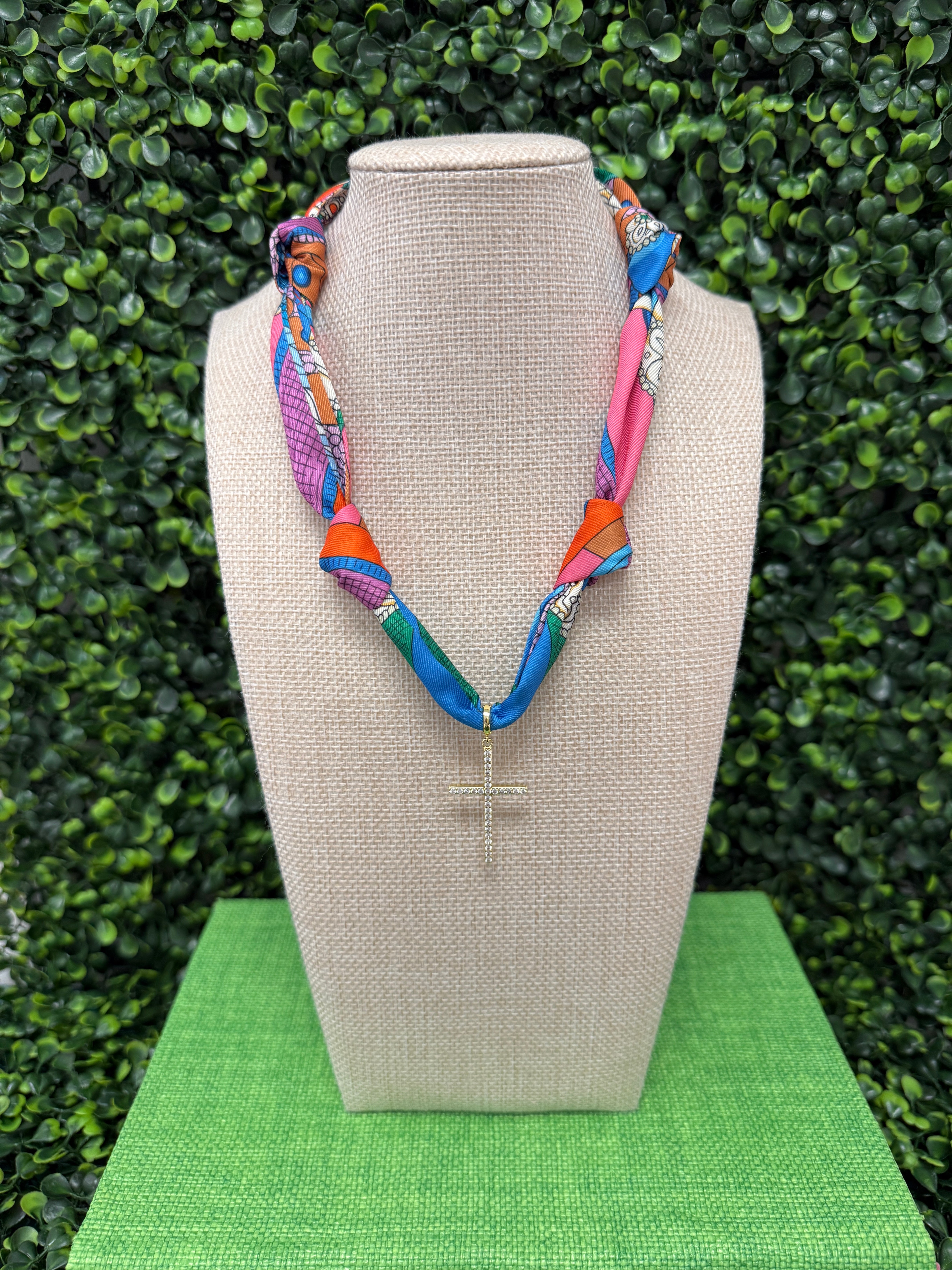 Radiant Grace Scarf Necklace