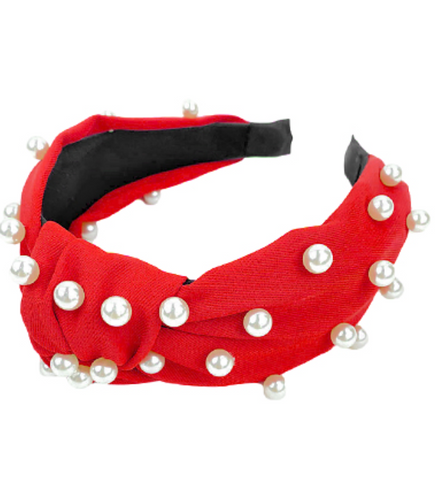 Red Pearl Headband