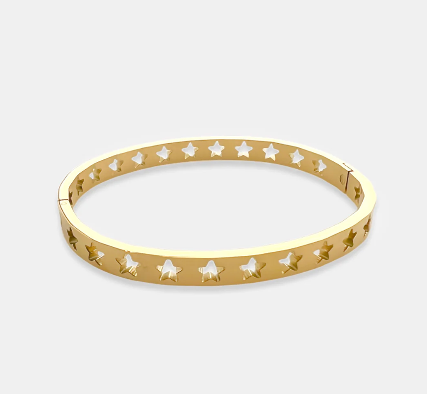 Star Cutout Bangle