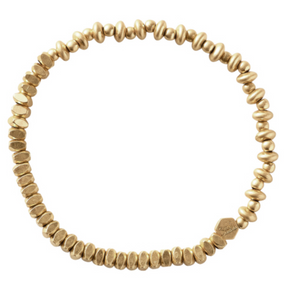 Mini Gold Mixed Bead Stacking Bracelet
