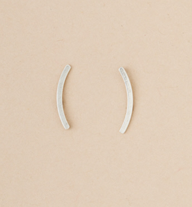 Comet Curve Earring (silver)