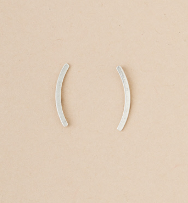 Comet Curve Earring (silver)