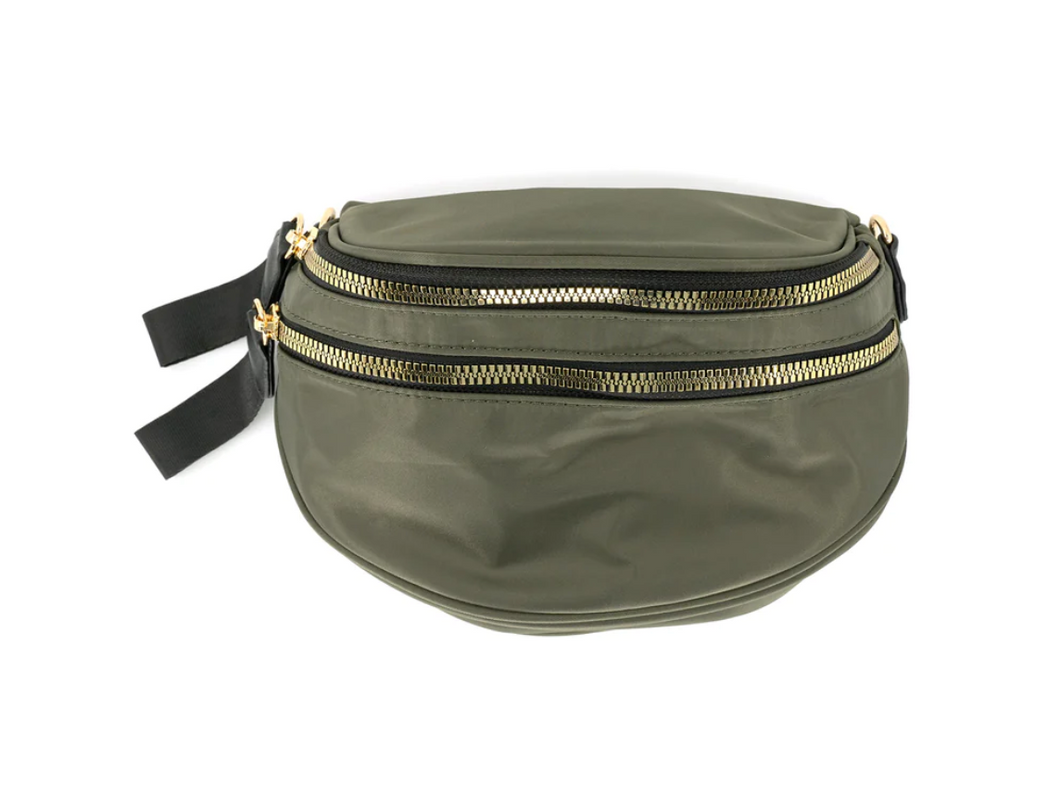 Nylon Crossbody/Hip Bag (olive)