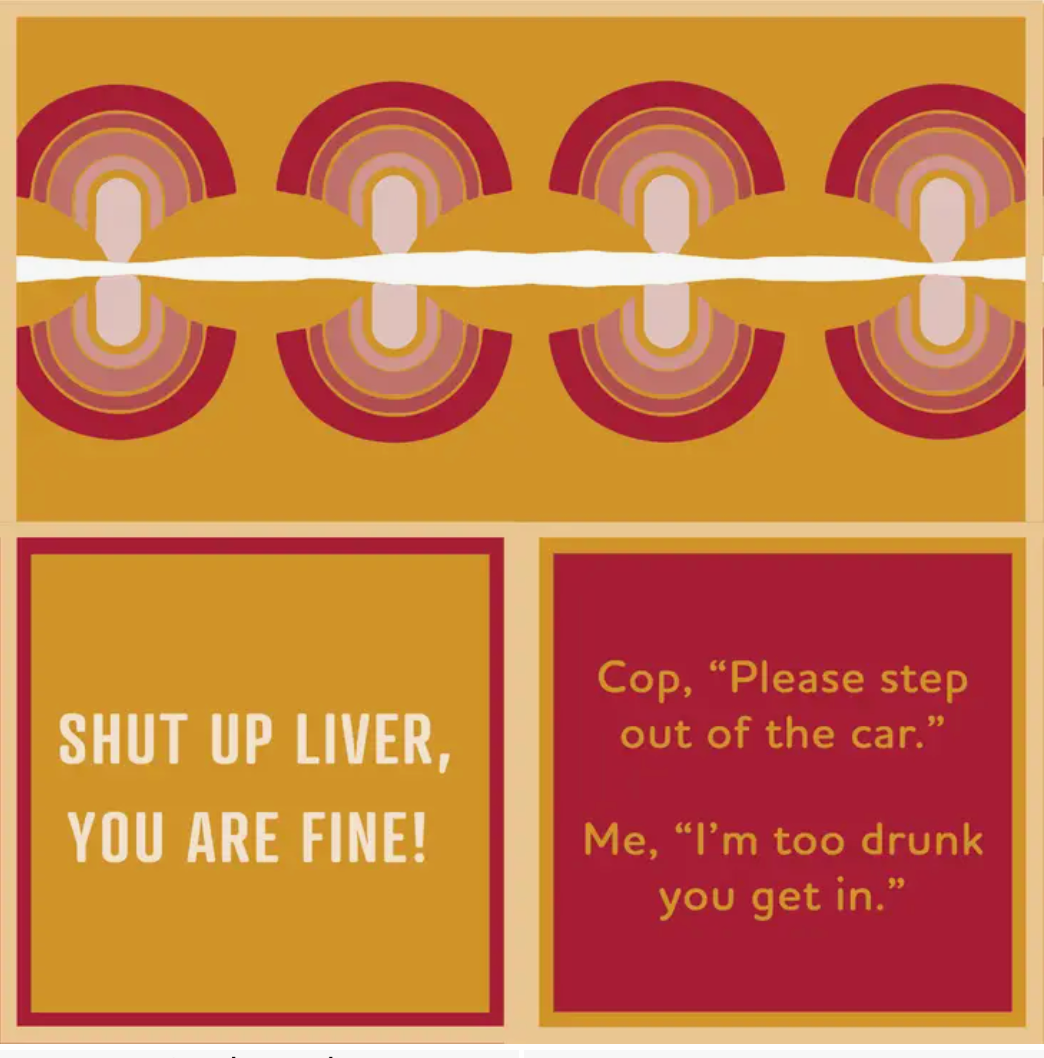 Too Drunk/Shut Up Liver Napkins