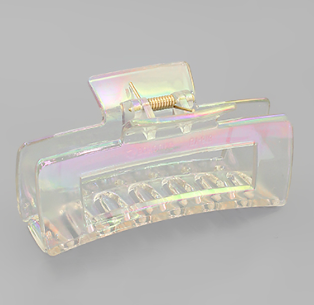 Iridescent Claw Clip (clear)
