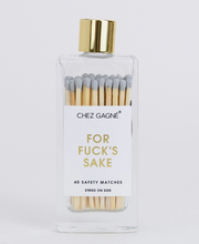 For Fuck's Sake - Glass Bottle Matches