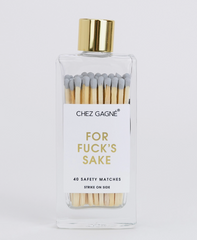 For Fuck's Sake - Glass Bottle Matches