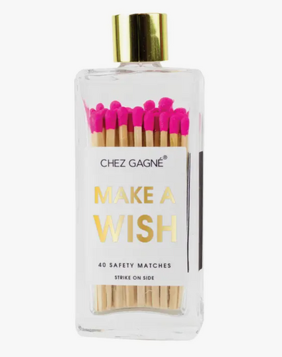 Make a Wish - Glass Bottle Matches