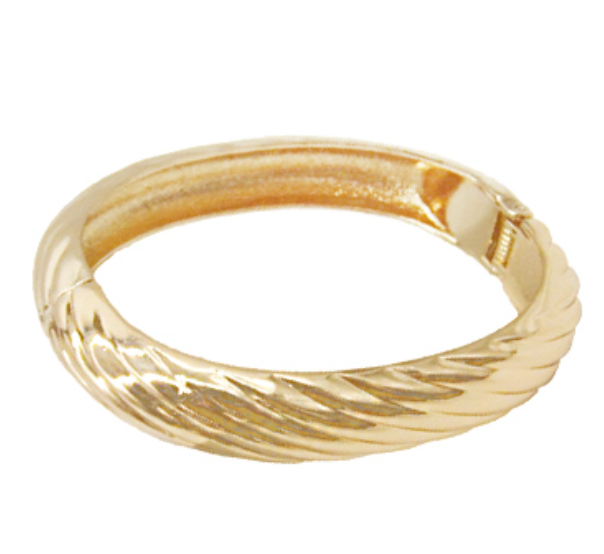 Rope Gold Bangle