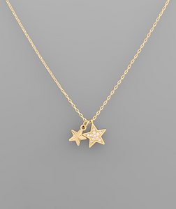 2 Star Necklace