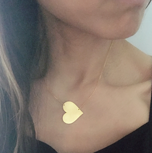 Heart Stopper Necklace (gold)