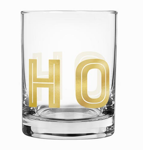 Ho Ho Ho Rocks Glass