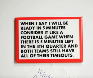 "Ready in 5 Minutes" Magnet