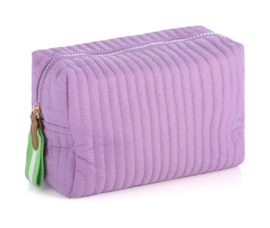 Ezra Large Cosmetic Pouch (lilac)