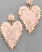 Big Heart Earring (pink)