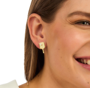Pickleball Stud Earring