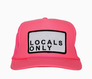 Locals Only Hat (pink)
