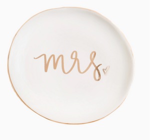"Mrs." Jewelry Dish