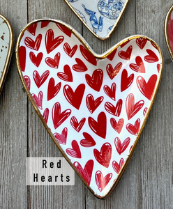 Heart Dish (red hearts)