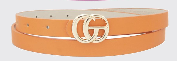 GG Skinny Belt (orange)