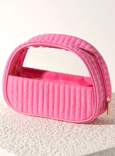 Ezra Half Moon Cosmetic Bag (pink)