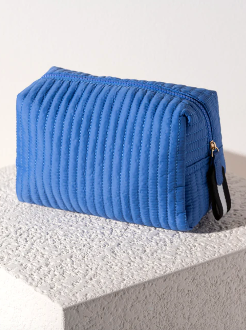 Ezra Large Cosmetic Pouch (ultramarine)