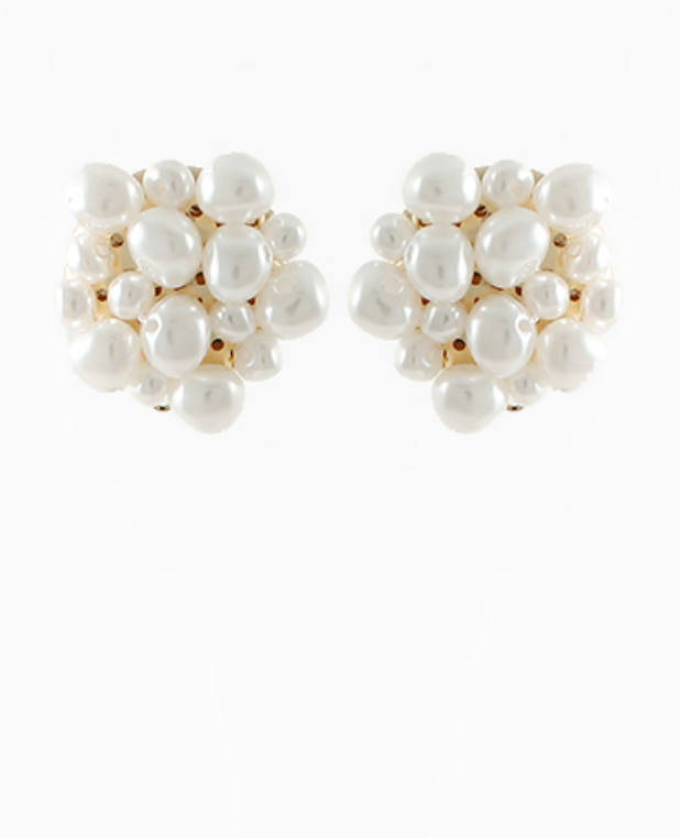 Pearl Cluster Earring