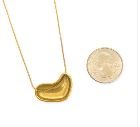 Gold Bean Necklace