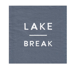 "Lake Break" Cocktail Napkin