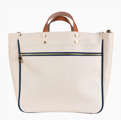 The Codie Canvas Tote (navy)
